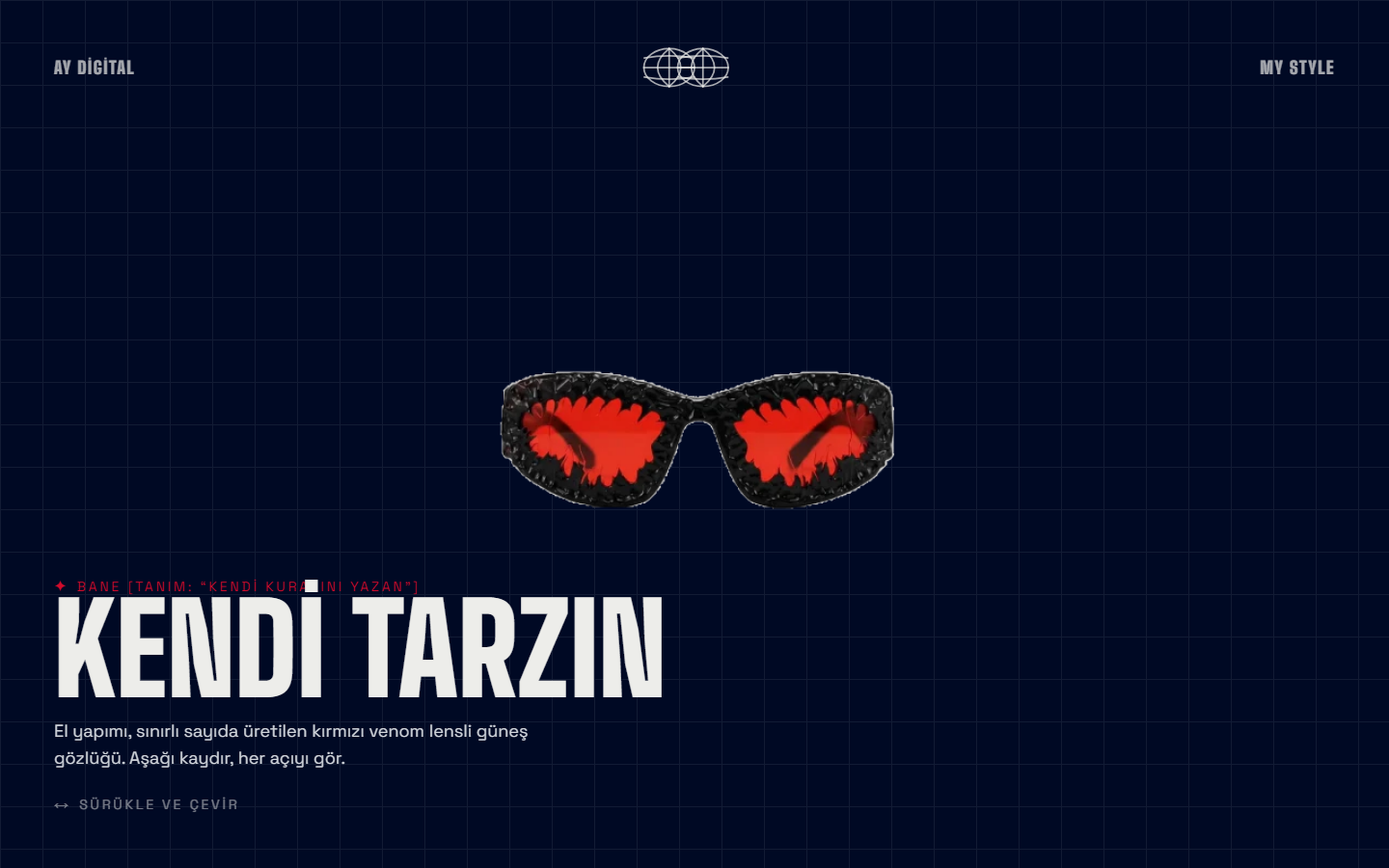 Bane Industries web sitesi ekranı